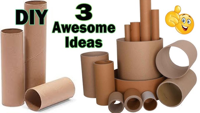 6 Clever Upcycled Cardboard Tube Crafts