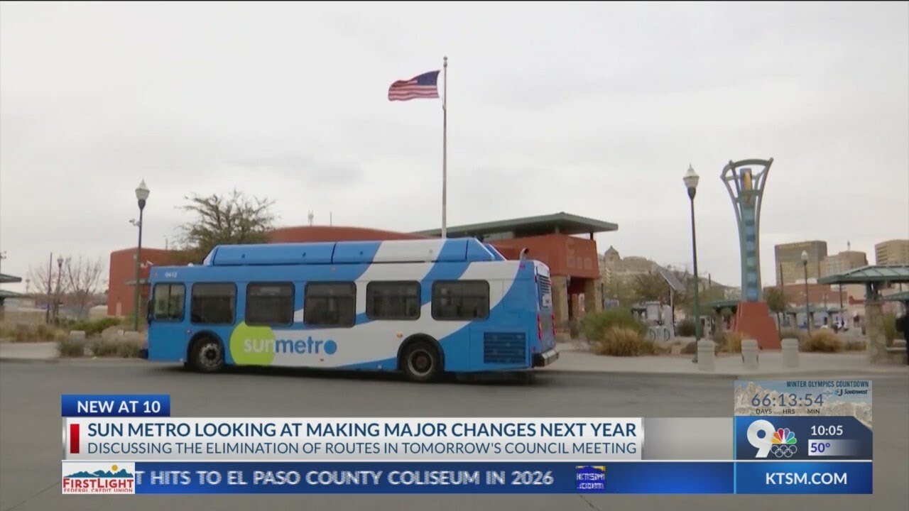 Sun Metro looking at major changes in 2026