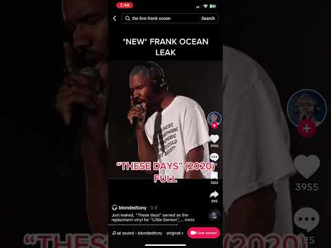 Frank ocean leak - YouTube