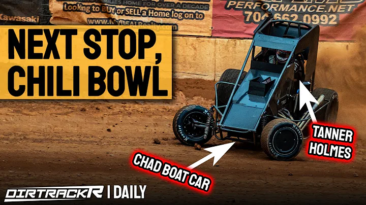 Tanner Holmes' first time driving a midget, and I ...