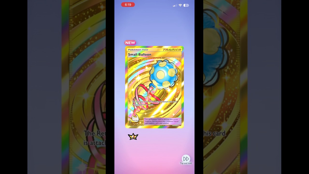 balloon pokemon gold card Black Bolt - AIR BALLON 079/086 New Secret Rare Card Type 2766 Pokmon TCG Pocket: Pulling