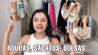 Tour Pelo Meu Guarda Roupa E Necessaire - Estilo Elegante Clássico- Minimalista