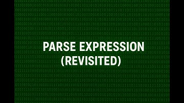 Parse Expression (Revisited)