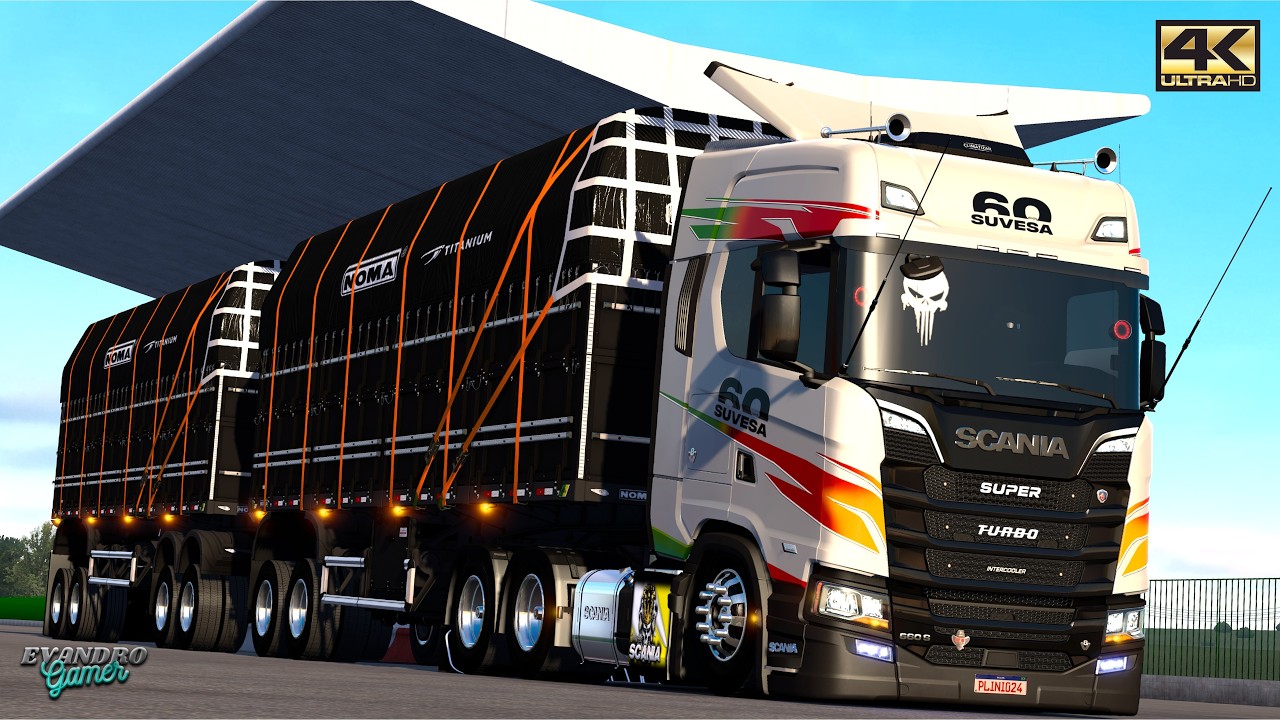 Pressão Scania 660S V8 SUPER Suvesa-60 Noma Titanium Péças Automotivas-(56 t)-Ets2 V1.58