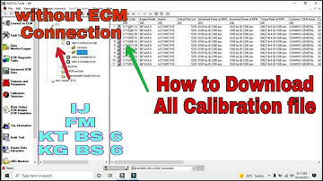 How to Download All Calibration File Without ECM connection