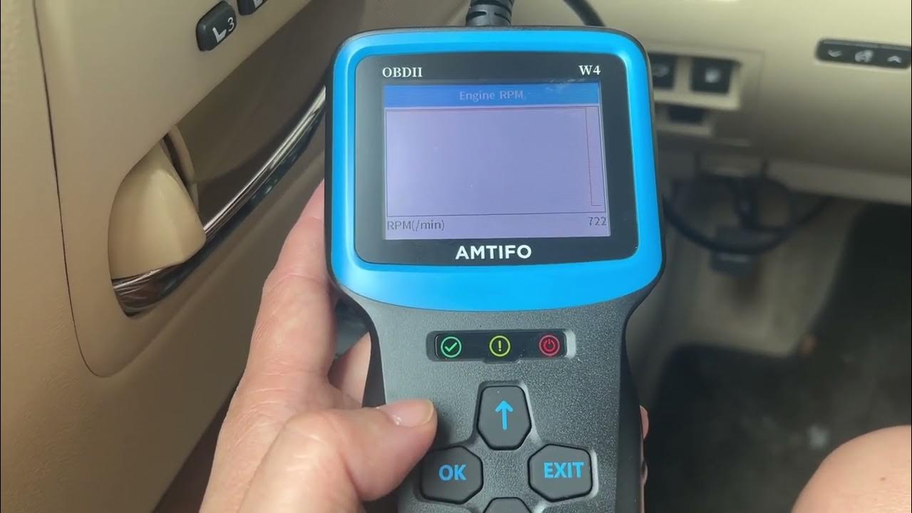 AMTIFO W4 OBD2 Scanner Auto Check Car Engine Clear Fault Code Reader