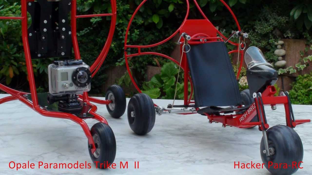 RC-Paraglider Trike M II Opale Paramodels versus Hacker Para-RC
