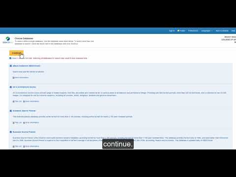 Research Tips: Searching Scholarly Articles on EBSCOhost
