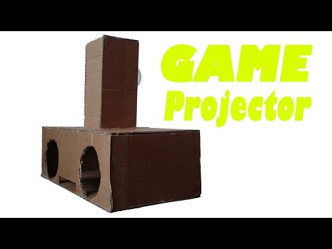 How To Make A Game Projector For Smartphones With Light Bulbs