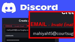 حل مشكلة invalid email أثناء التسجيل فى موقع discord أو midjoureny