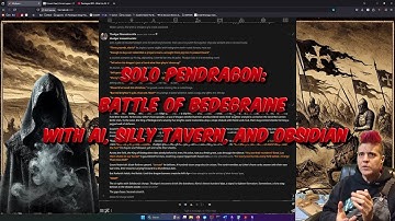 Solo Pendragon - Battle & AI Narration | Obsidian & SillyTavern [Battle of Bedegraine]