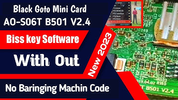 Goto Receiver B501 V 2.4 | No Baring Match Code Solution | Biss key Software Problam Solve