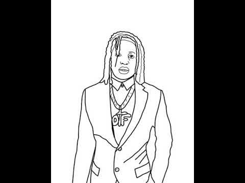 Lil Durk Drawing - YouTube