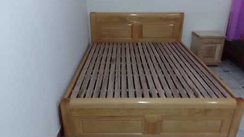 Giường gỗ pơ mu giá bao nhiêu năm 2024