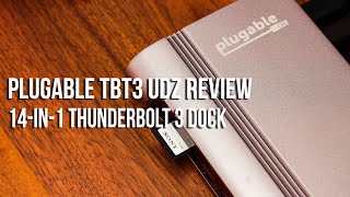 Plugable 14 in 1 Thunderbolt 3 & USB C Dock Unboxing & Review (TBT3 UDZ)