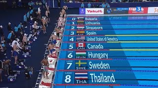 4x100m Freestyle Relay MEN HEATS | World Aquatics Championships 1118 Feb 2024 Doha