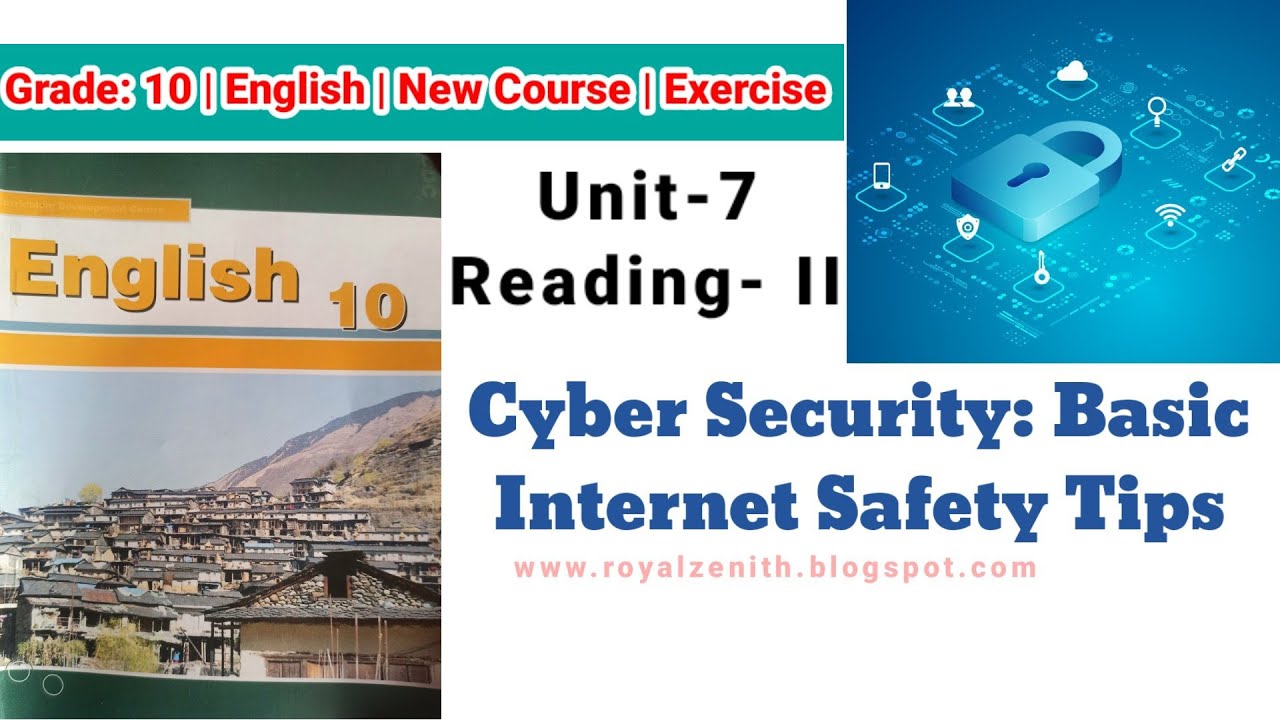 Cyber Security Basic Internet Safety Tips Class 10 Exercise Cyber Security Basic Internet Safety Tips Class 10 Exercise