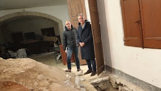 O achado dun muro en Santa Clara confirma que os tres edificios xa existían no século XIV