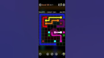 Flow Free - Rectangles - Rectangle Pack - Level 58 (9x11)