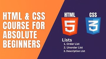 🔴 HTML & CSS Tutorial for Beginners #12 | Types of Lists in HTML