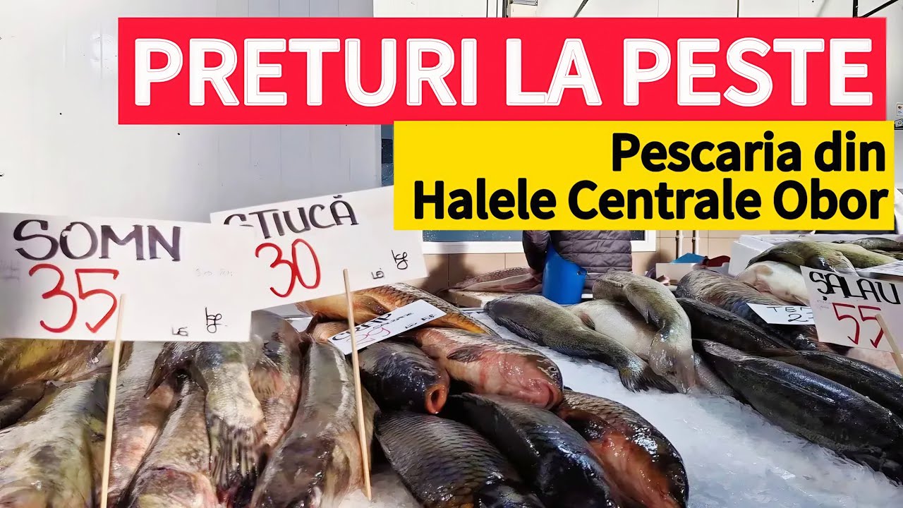 Потрясающие цены в Pescaria de la Obor в Бухаресте! Посмотрите, что именно я купил!