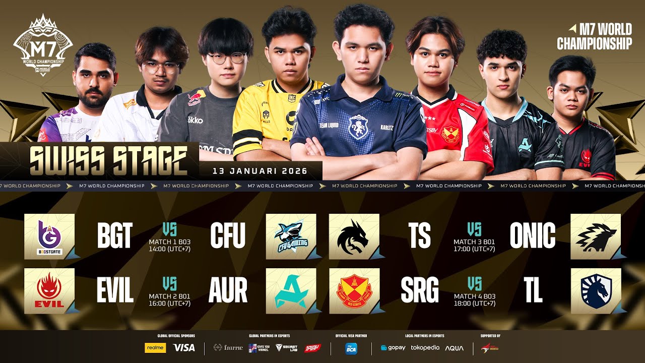 🔴 LIVE | SWISS STAGE HARI 4 | M7 World Championship | (ID)