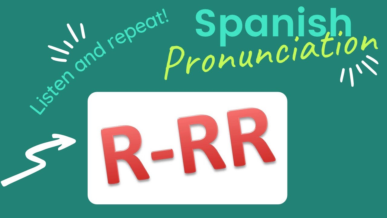 Exercises “R” in Spanish | listen👂🏼& 🗣 repeat