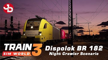 Night shift on new loco Dispolok BR 182 | TSW 3