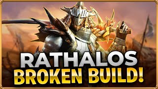 MAXIMUM DAMAGE!! This Build Is Broken On Rathalos Blade Master... Raid: Shadow Legends