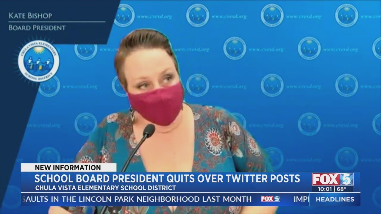 Chula Vista School Board President Steps Down Over 'Careless And Inappropriate' Tweets