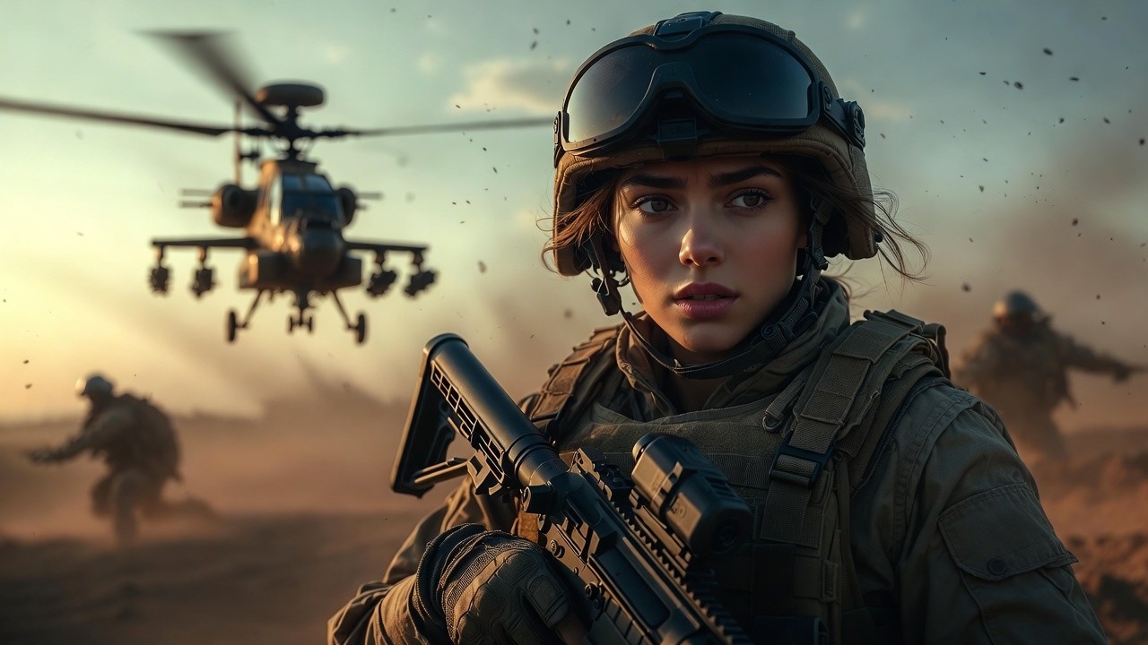 Sie spotteten über das Mädchen – bis der Apache einen überraschenden Auftritt hatte.