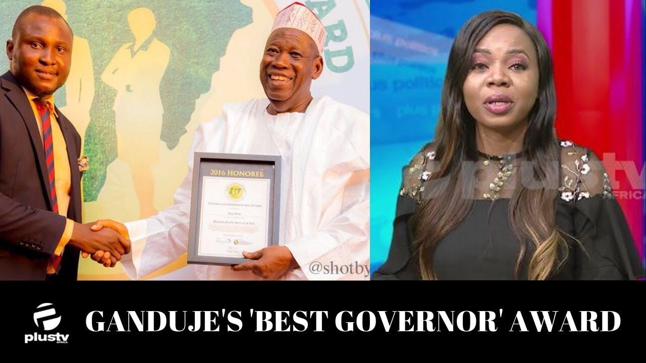 nigeria latest news today now SHOCKER! Ganduje Bags 'Best Governor' Award