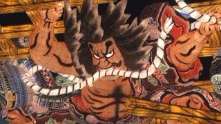 武者灯籠、夏の夜彩る 青森ねぶた祭始まる