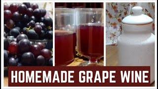 How to make Red wine at home using grapes without yeast. Homemade red wine recipe / Lisha's choice.