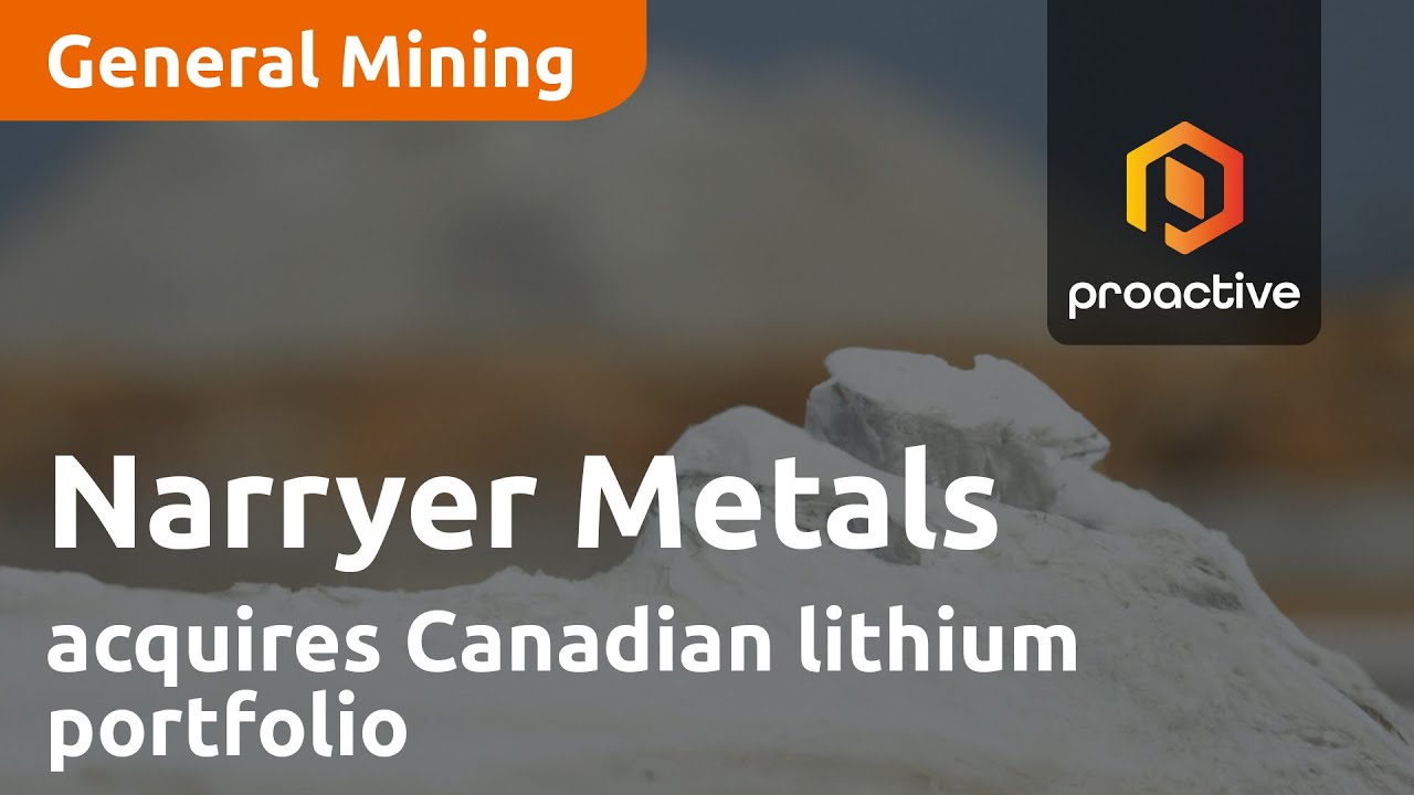 Narryer Metals acquires Canadian lithium portfolio - YouTube