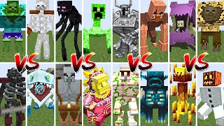 MOWZIE'S MOBS vs MUTANT CREATURES TOURNAMENT | Minecraft Mob Battle