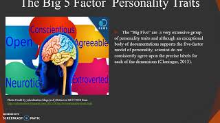 Week 6 Interactive Assignment- Personality Theory at Work in Social Neyworks