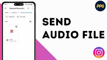 How to Send Audio File on Instagram ?