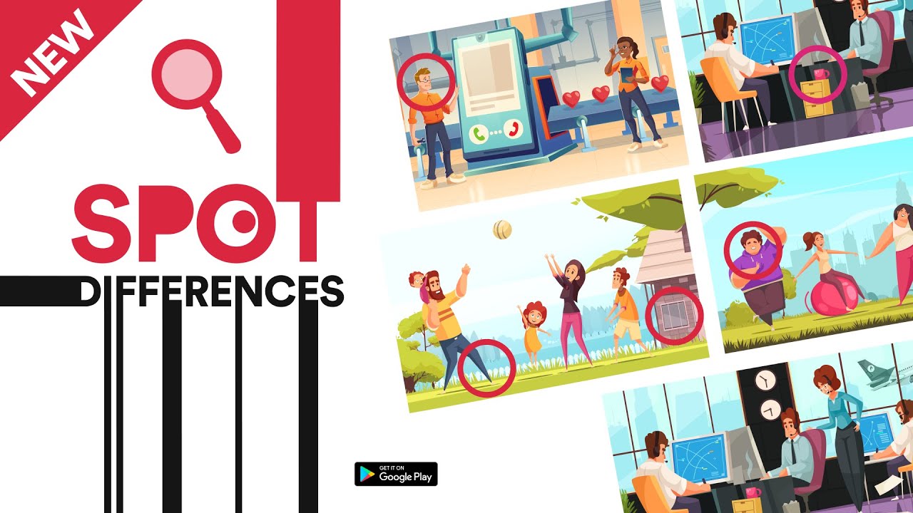 SPOT THE DIFFERENCES - Spot it - YouTube