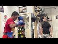 Manny Pacquiao training camp day 07-15-2021 Speed and power (PacquiaoSpence)