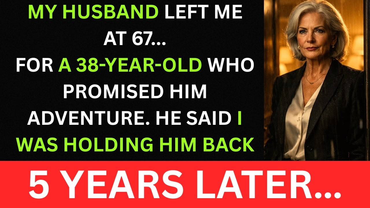 My Husband Left Me at 67 for a YOUNGER WOMAN… 5 Years Later He Came Back BEGGING