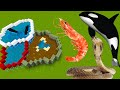 How To Make a SHRIMP, KILLER WHALE & SNAKE FARM in Minecraft PE