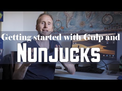 Gulp and Nunjucks 02 - Getting started with Nunjucks Templates 