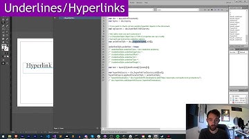 InDesign Scripting QuickTip -  Underlines/Hyperlinks