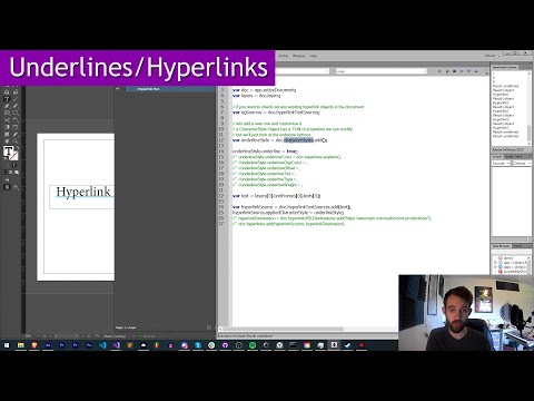 InDesign Scripting QuickTip -  Underlines/Hyperlinks