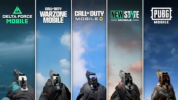 Delta Force Mobile vs Warzone Mobile vs Call of Duty Mobile vs New State Mobile vs PUBG Mobile