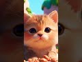 A 3D rendered ASMR scene of a cute animal eating