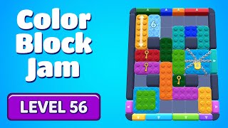 Color Block Jam Level 56 | Every Puzzle Solved! 🎯