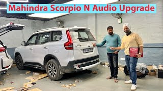 Mahindra Scorpio N Audio Upgrade | Best Place For Car Audio Upgrade | Motor Concept