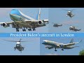 President Biden's aircraft over London | June 2021